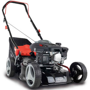 Scheppach mp132-42 Rasaerba tagliaerba a scoppio a spinta 3in1 132cc taglio 42cm, scocca in metallo