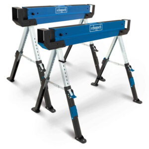 Scheppach mwb600 Coppia cavalletti pieghevoli Altezza 61,8 - 82 cm