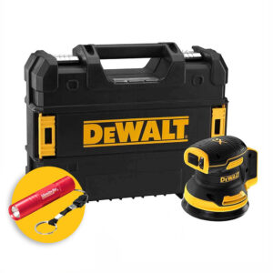 DEWALT DCW210NT - Levigatrice rotorbitale a batteria 18V brushless - solo corpo e valigetta