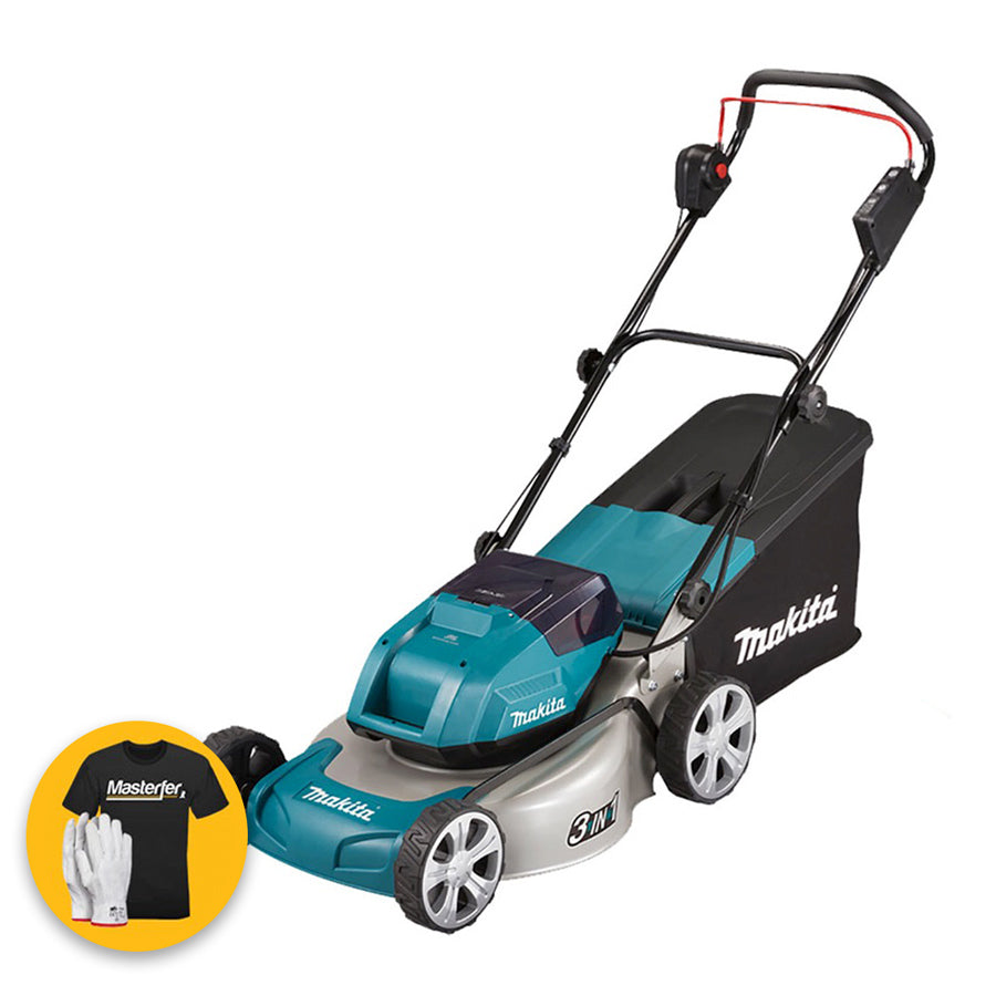 Makita DLM460Z - Rasaerba a doppia batteria 36V (18x2), solo corpo