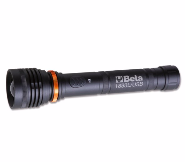 Beta 1833L/USB - Torcia LED ricaricabile ad alta luminosit?? 1200 Lumen