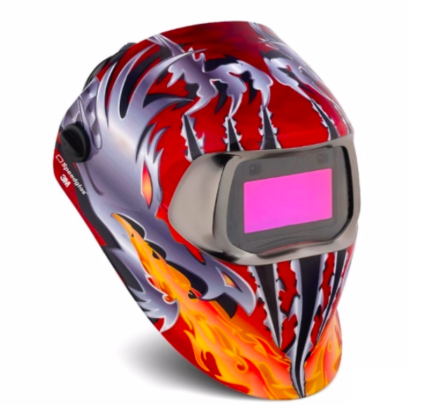 3M Speedglass Razor Dragon 100V - Maschera per saldatura con filtro autoscurante DIN 8-12 - Image 4
