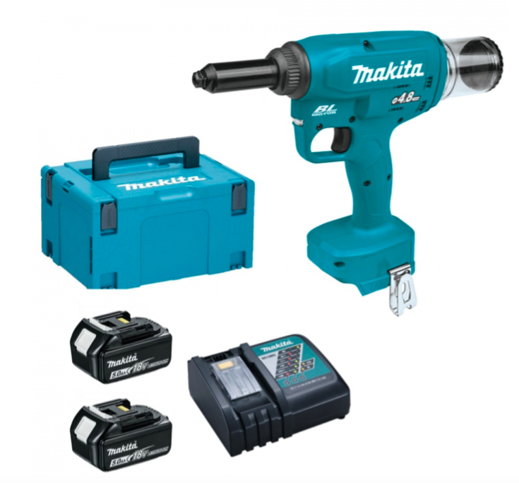 Makita DRV150RTJ - Rivettatrice a batteria 18V 10Kn
