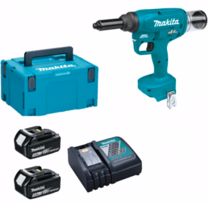 Makita DVR250RTJ - Rivettatrice a batteria 18V 20Kn