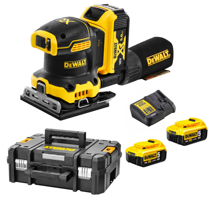 Dewalt DCW200P2-QW - Levigatrice orbitale ? di foglio XR 18V