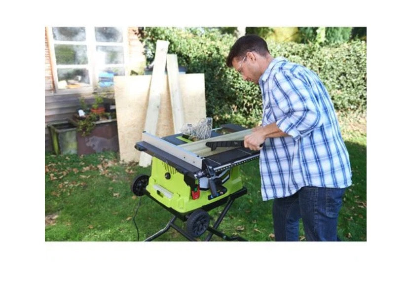 Ryobi RTS1800EF-G 1800W - Banco sega 1800W con Soft-Start, prolunghe, base retrattile e ruote - Image 3