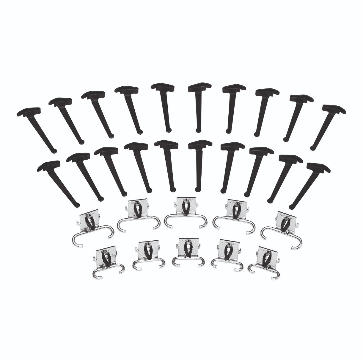 USAG U05160230 - 516 SA/K1 - Kit di ganci per pannelli 516 SA/5 e 516 SA/6 (30 pz.)