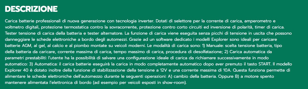 Helvi Explorer 40 - Carica batterie professionale con tecnologia inverter - Image 4
