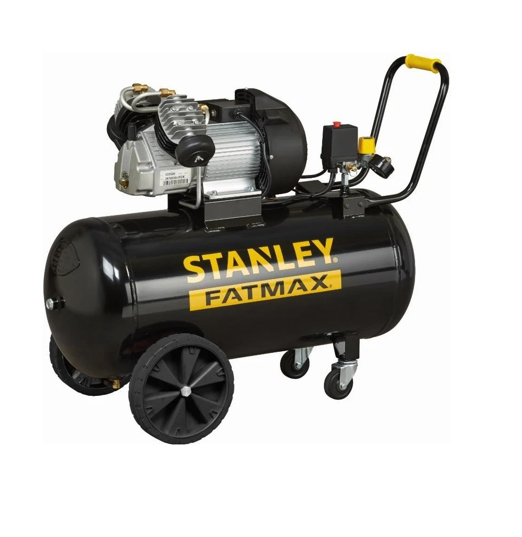 Stanley DV2 400/10/100 - Compressore aria silenziato, 100 litri, 3 HP, 10 bar 220V - Image 2
