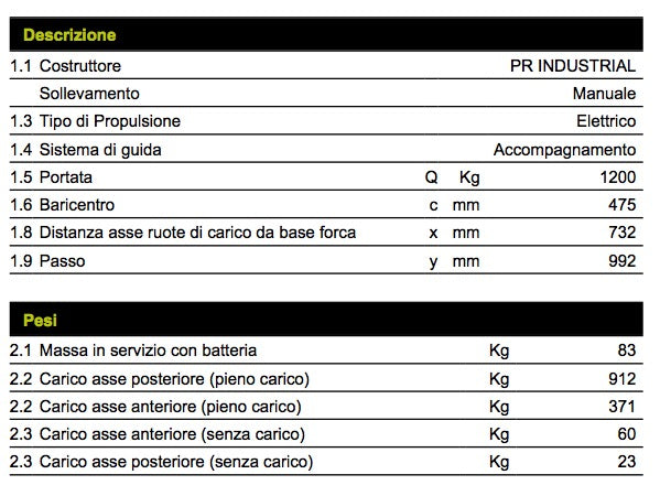 Pramac AGILE S4 950X525 - Transpallet elettrico a batteria 1200Kg - Image 3