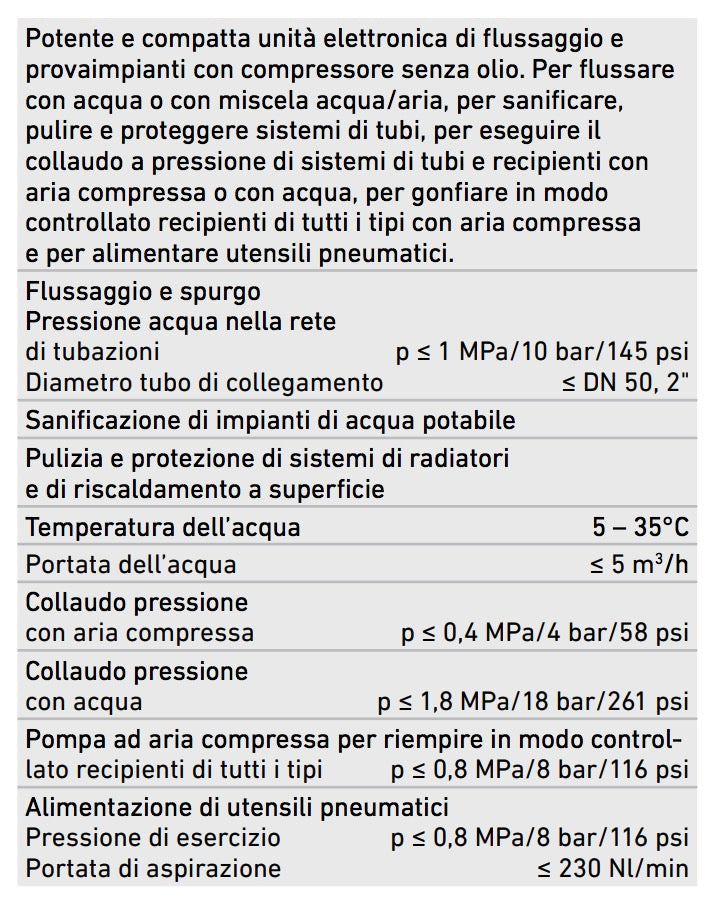 Rems Multi-Push SL Set - Unit?? elettronica di flussaggio e provaimpianti con compressore - Image 5