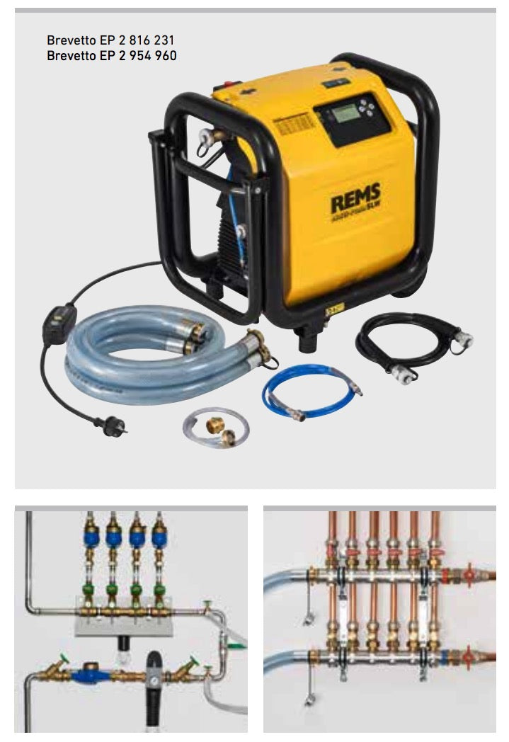 Rems Multi-Push SL Set - Unit?? elettronica di flussaggio e provaimpianti con compressore - Image 4