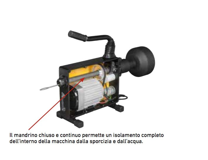 Rems Cobra 22 Set 16 + 22 - Sonda elettrica sturatubi per tubi 20 - 150 mm - Image 2