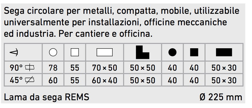 Rems Turbo K Basic - Sega circolare troncatrice universale per metalli con lubrorefrigerazione - Image 5