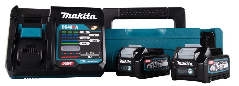 Makita 191J81-6 - Kit energia batterie da 40V XGT 2 x 2,5Ah + caricabatterie in valigetta MAKPAC - Image 3
