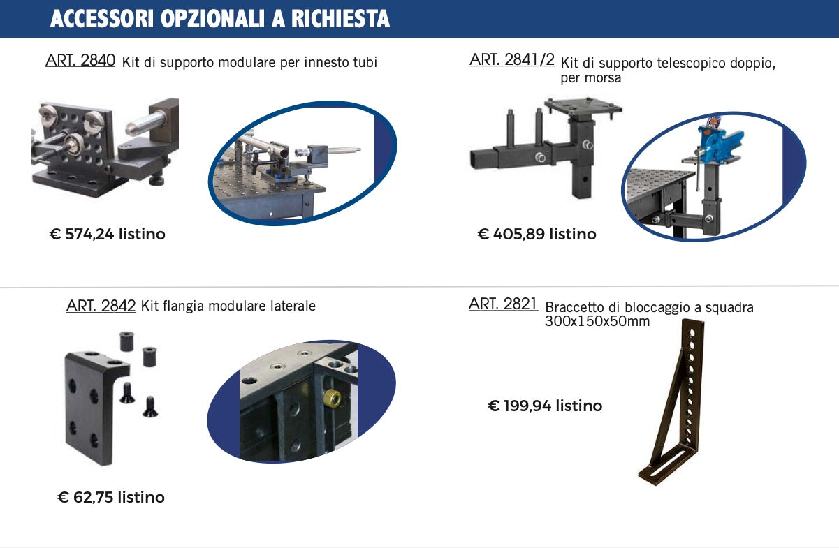 Dyma 2800/66 - Banco mobile da saldatura completo di 66 utensili - Image 4