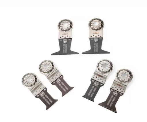 Fein Best of E-Cut Starlock WOOD u0026 METAL - Set 6 lame per utensili multifunzione - Image 2