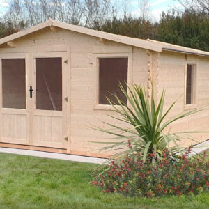 Losa Legnami Valencia - Casetta da giardino in legno, 400x400 cm