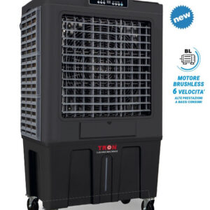 Briotron 20000BL - Raffrescatore evaporativo portatile per ambienti fino a max 300 m2 - 20000 m3/h - 220V - max 750w