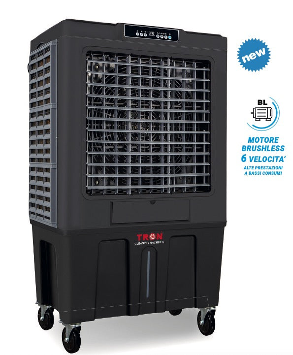 Briotron 20000BL - Raffrescatore evaporativo portatile per ambienti fino a max 300 m2 - 20000 m3/h - 220V - max 750w
