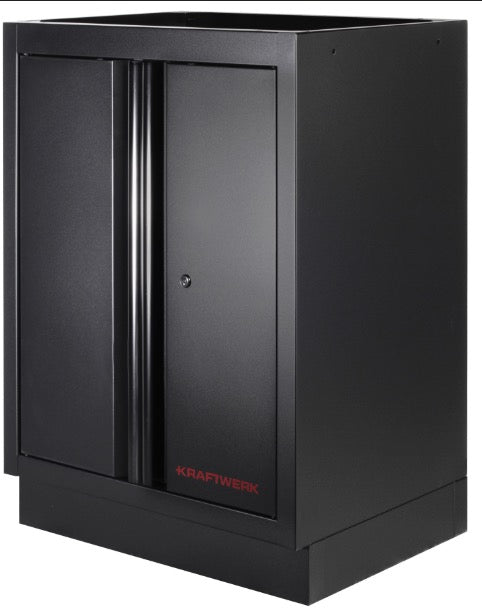 Kraftwerk 3964B-BLK - Arredamento da officina a 4 elementi con piano in legno - nero - Image 4