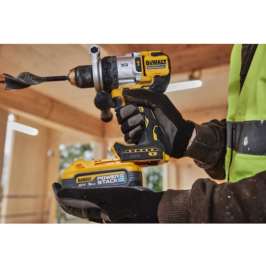 Dewalt DCD1007H2T-QW - Trapano Avvitatore 3 Velocit?? con percussione XR 18V con motore BRUSHLESS - 2 x 5 Ah Powerstack - Image 5