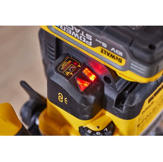 Dewalt DCW620H2-QW - Elettrofresatrice ad affondamento XR 18V Motore BRUSHLESS - 2 x 18V Powerstack 5Ah - Image 4