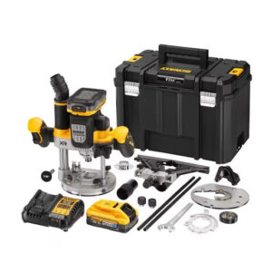 Dewalt DCW620H2-QW - Elettrofresatrice ad affondamento XR 18V Motore BRUSHLESS - 2 x 18V Powerstack 5Ah