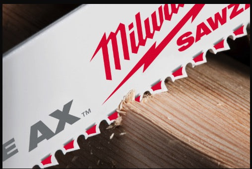 Milwaukee 48475021 - Lama per sega a gattuccio taglio legno con chiodi - L 150 mm x 5 Tpi - 5 Pezzi - Image 3