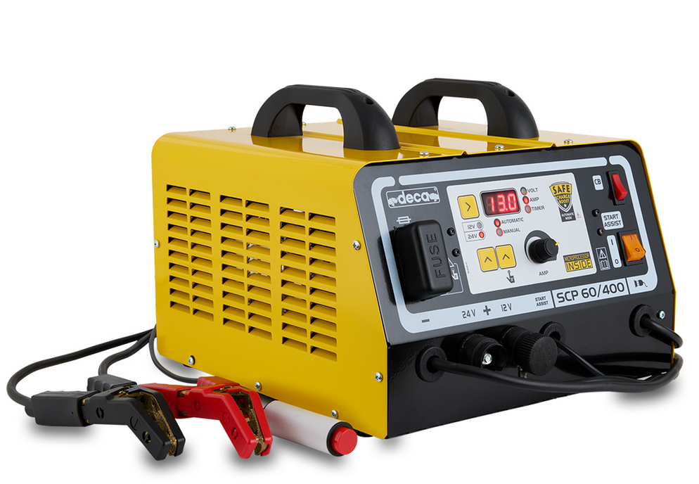 Avviatore caricabatterie mantenitore 12-24V - Deca SCP 60/400 (carica 60 A - avviamento 400 A) con Microprocessore - Image 2