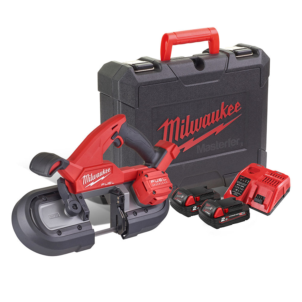 Milwaukee M18 FBS285-202C - Sega a nastro compatta a batteria 18V Fuel