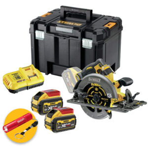 Dewalt DCS579T2-QW - Sega circolare 54V XR FLEXVOLT - lama da 190 mm - 2 x 6ah