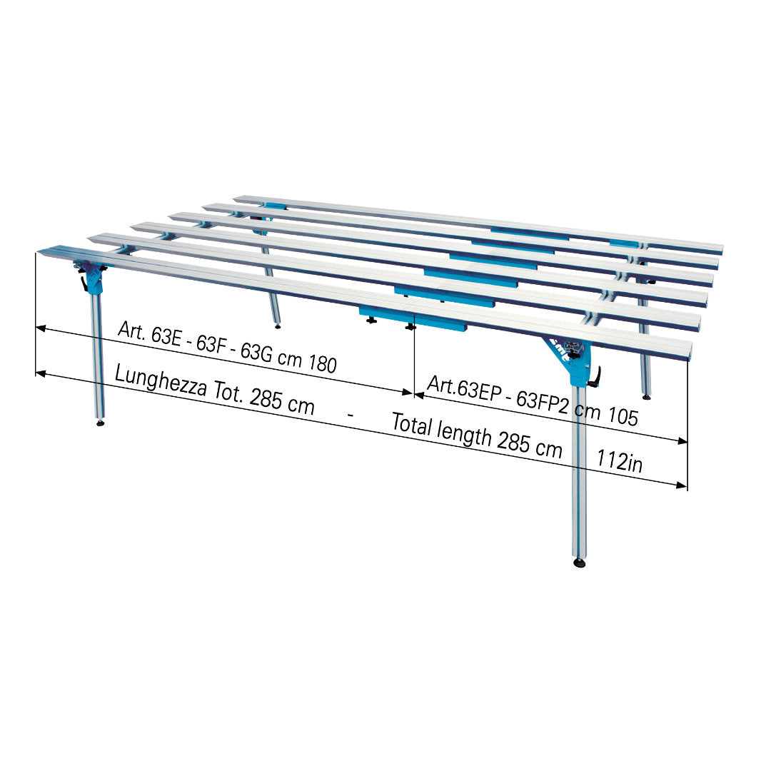 Sigma 63EP - Prolunga da 105cm per banco da lavoro 63E (4 barre) - Image 2