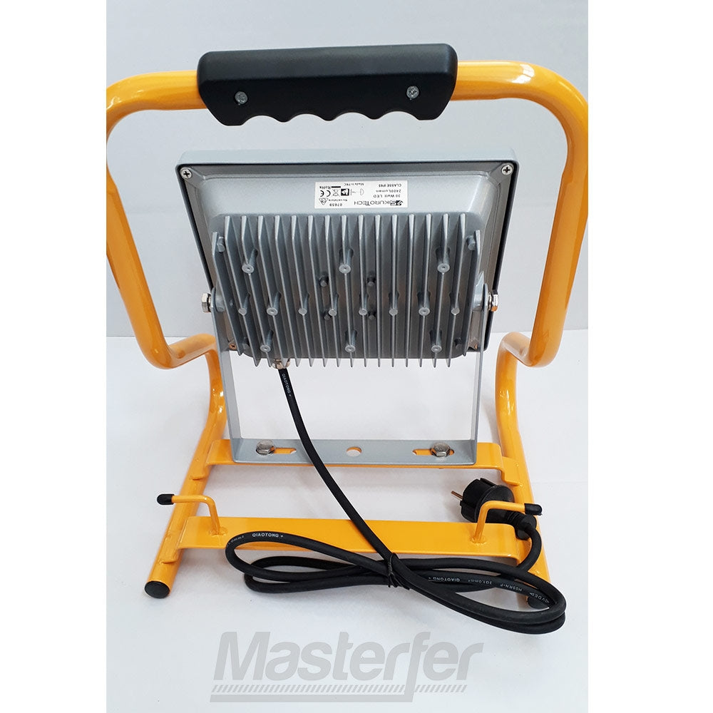 Faretto led portatile con piedistallo Sikurotech S203B 07659 30W 220V - Image 3