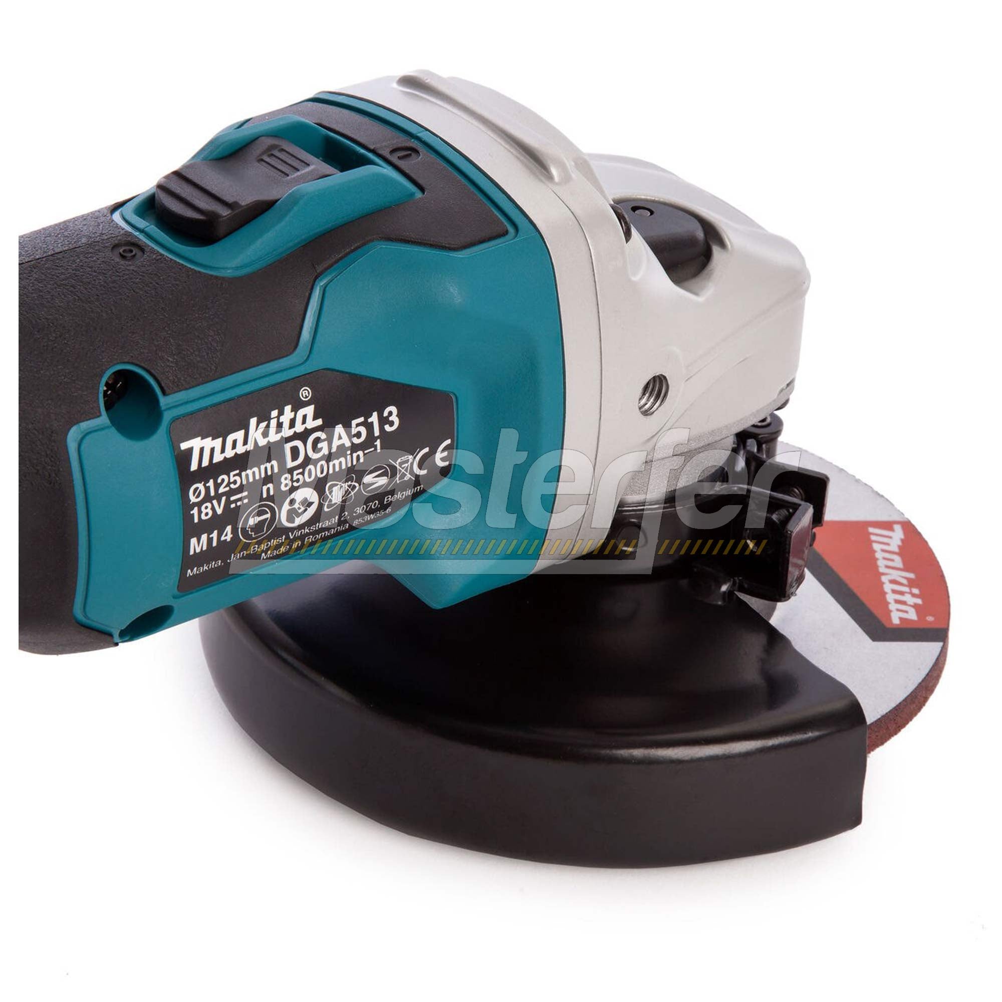 Makita DGA513Z1 - Smerigliatrice angolare a batteria 18V - 1 x 5Ah in valigetta - Image 5