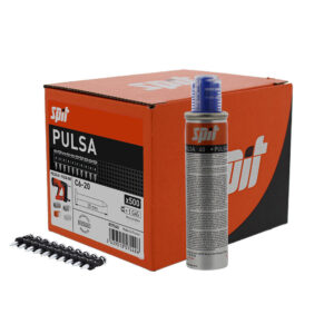 Spit 057542 - Chiodi C6 30 mm per calcestruzzo e materiali teneri - 500 pezzi + Bomboletta del gas