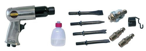 Kit scalpellatore pneumatico Stanley 160173XSTN + 4 scalpelli, accessori e valigetta - Image 2