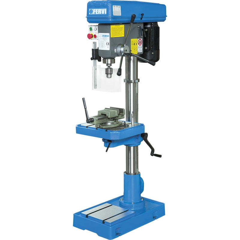 Fervi T032 Trapano a colonna con trasmissione a cinghia 400V 50 Hz 1500W