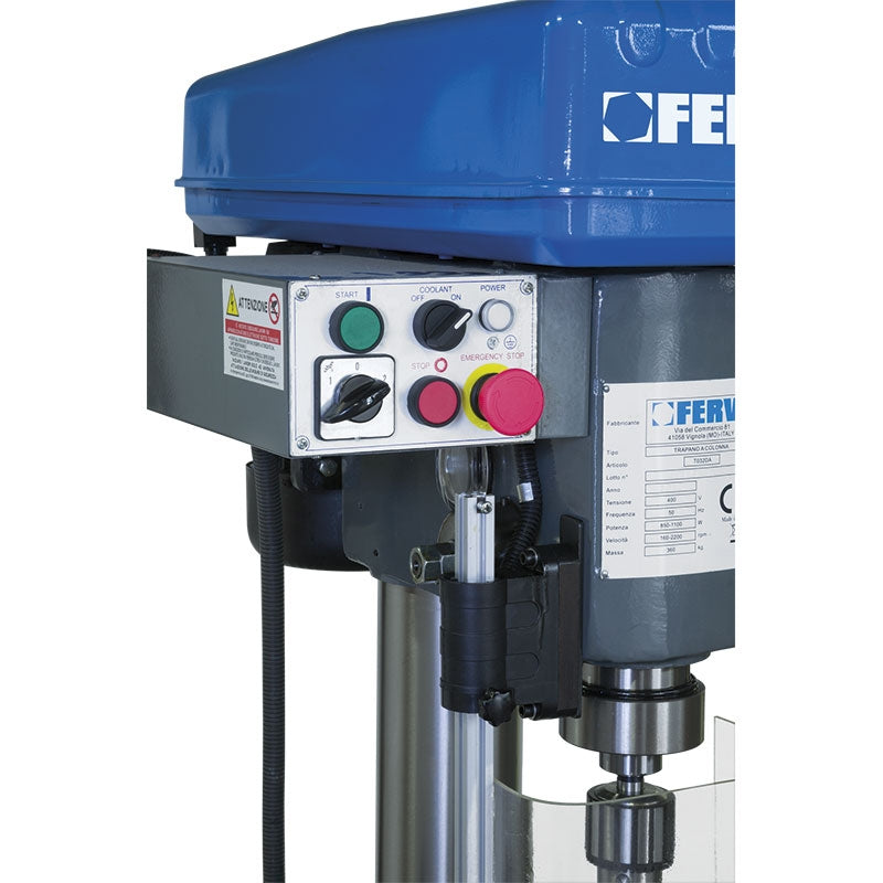 Fervi T032DA - Trapano a colonna con sistema di refrigerazione e discesa automatica - Image 3