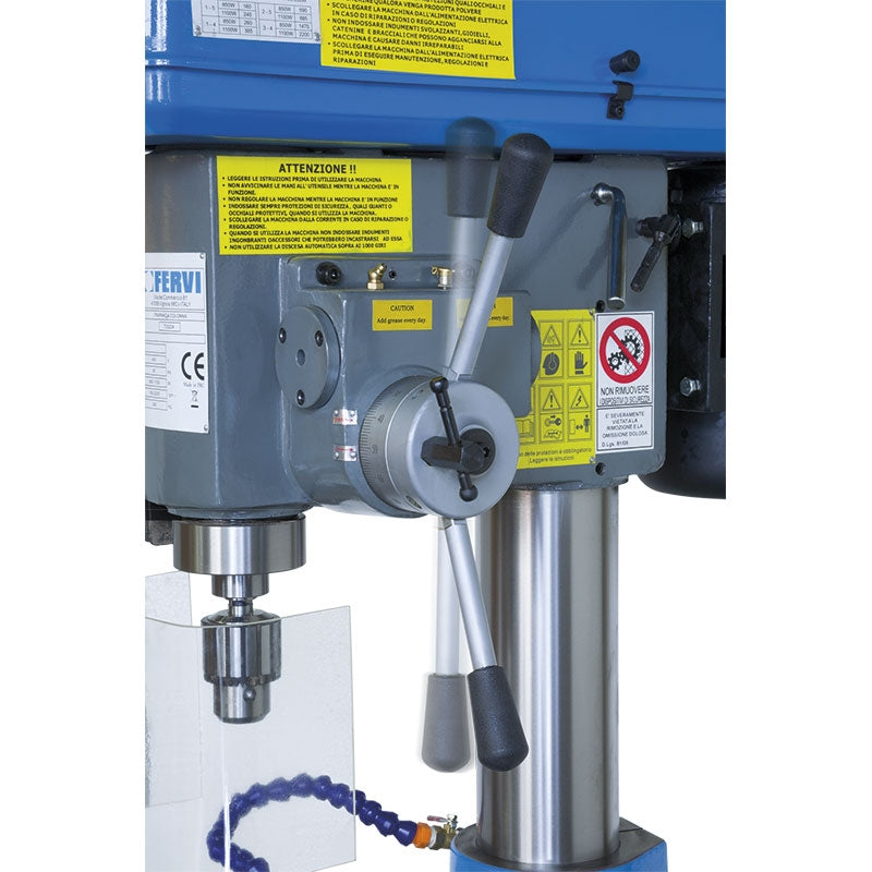 Fervi T032DA - Trapano a colonna con sistema di refrigerazione e discesa automatica - Image 4