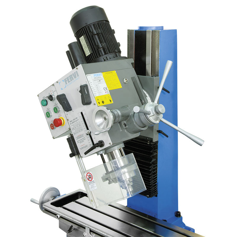 Fervi T044/230V - Trapano fresa da banco ad ingranaggi con rotazione - Image 5