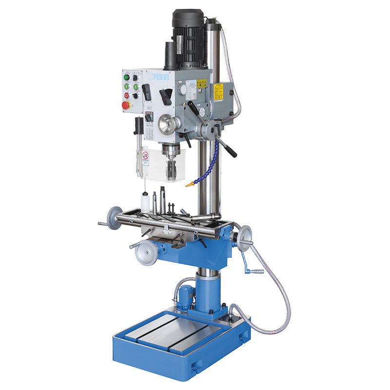 Fervi T047/400VDA - Trapano fresa ad ingranaggi con discesa automatica e maschiatura - Image 2