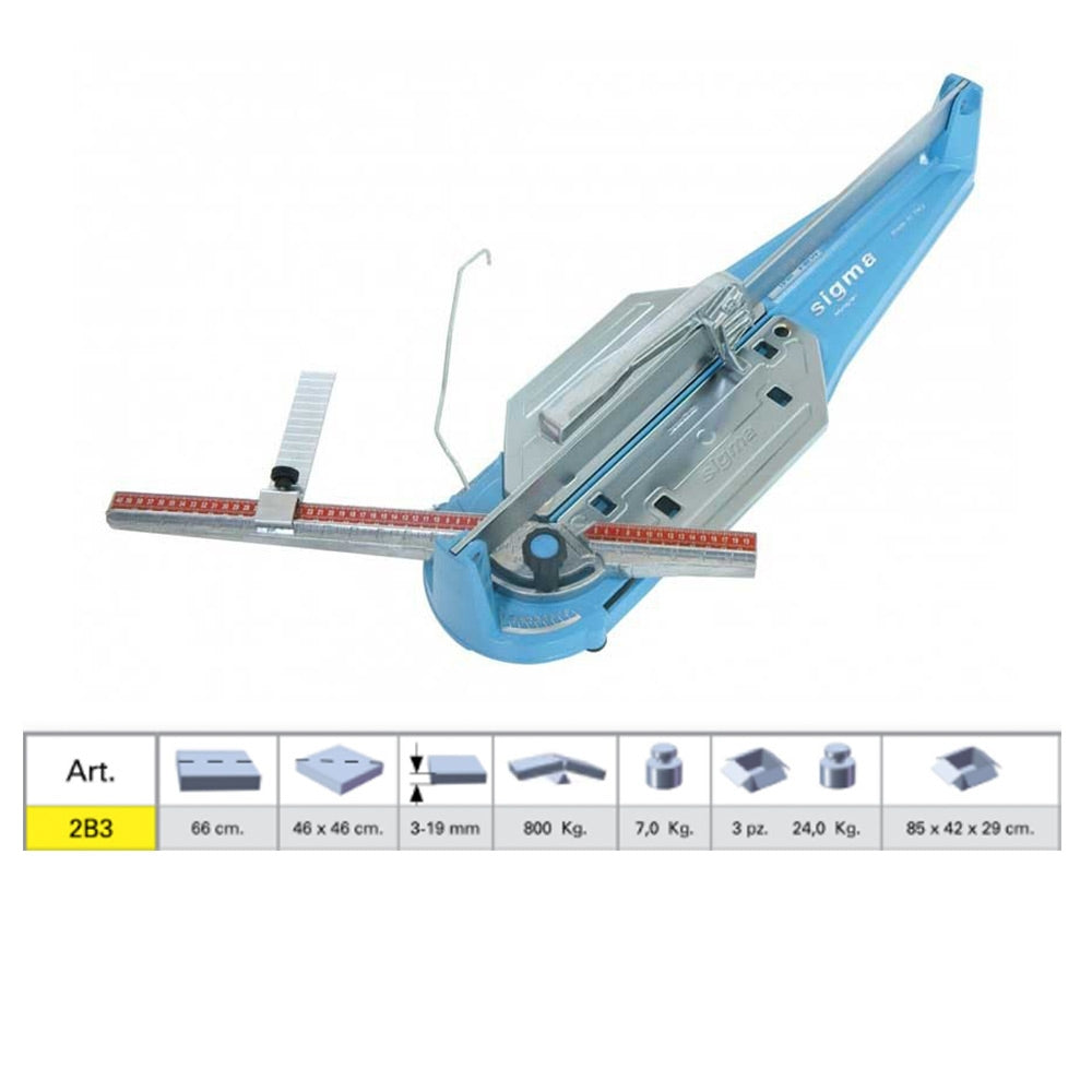 Sigma 2B3 - Tagliapiastrelle 'Tecnica' a trazione 66 cm - Image 2