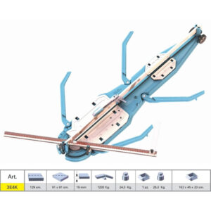 Tagliapiastrelle Sigma 3E4K - 'Serie 3 Klick Klock' 129 cm con OMAGGIO