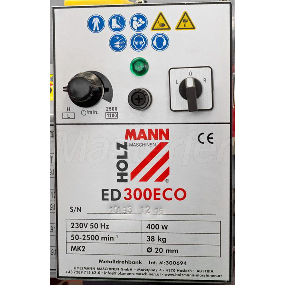 Holzmann ED300ECO - Tornio parallelo da banco per metallo - Image 2