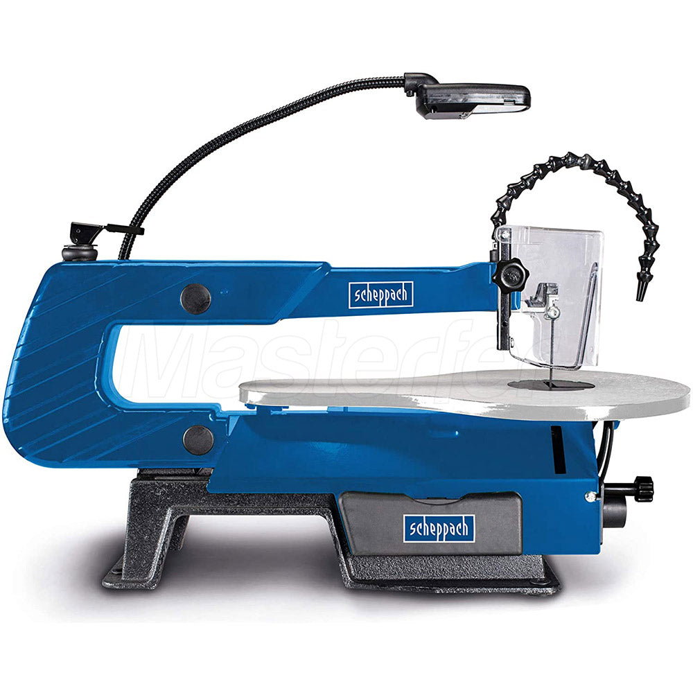 Scheppach DECO-XLS - Traforo elettrico per legno con pedale di controllo, inclinabile - Image 4