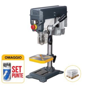 Optimum DQ 14 - Trapano a colonna da banco, 220V - 350W