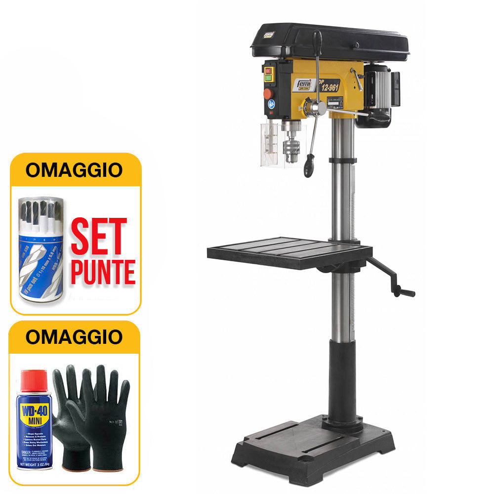 Femi Job Line DP 12-961 - Trapano a colonna a pavimento , mandrino 20 mm