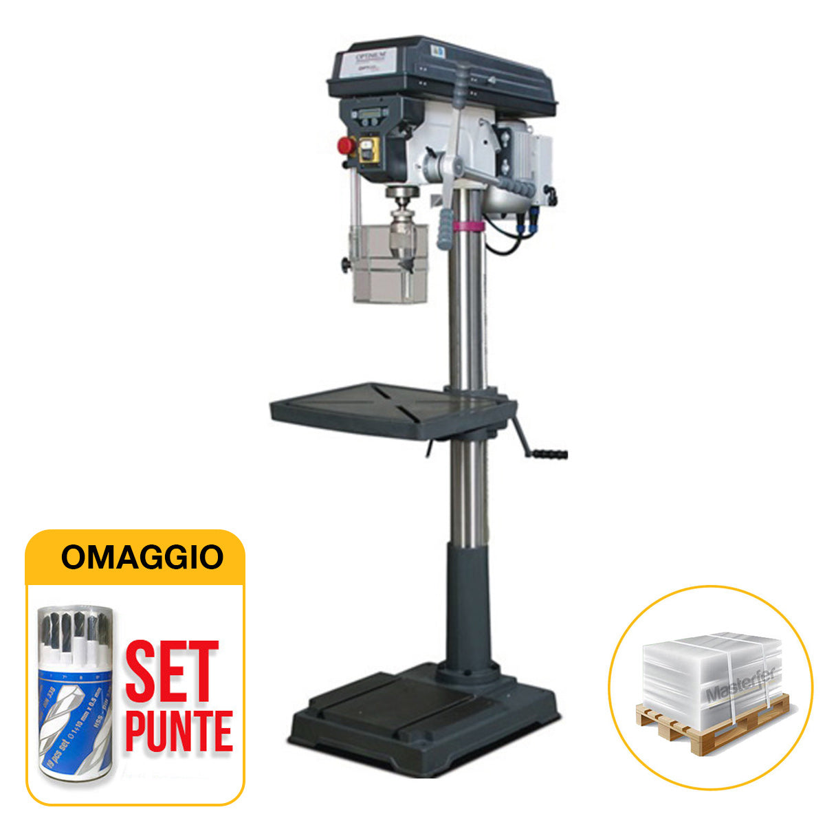 Optimum D 33 Pro - 400V - Trapano a colonna da pavimento