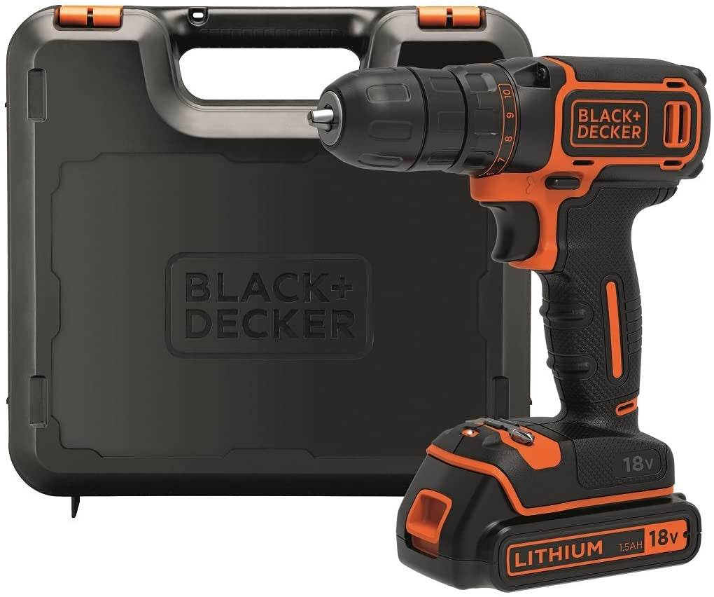 Black u0026 Decker BDCDC18K - Trapano Avvitatore a batteria 18V 1,5 ah - Image 2